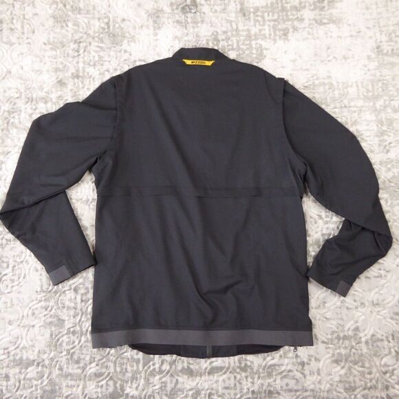 Mizzou Tigers Nike Windbreaker Men's Medium Black Track Full Zip Jacket Side Zip - Picture 6 of 10